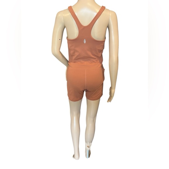 Free People FP Movement Womens Never Better Runsie In Sequola Gym Size Medium - Picture 5 of 14